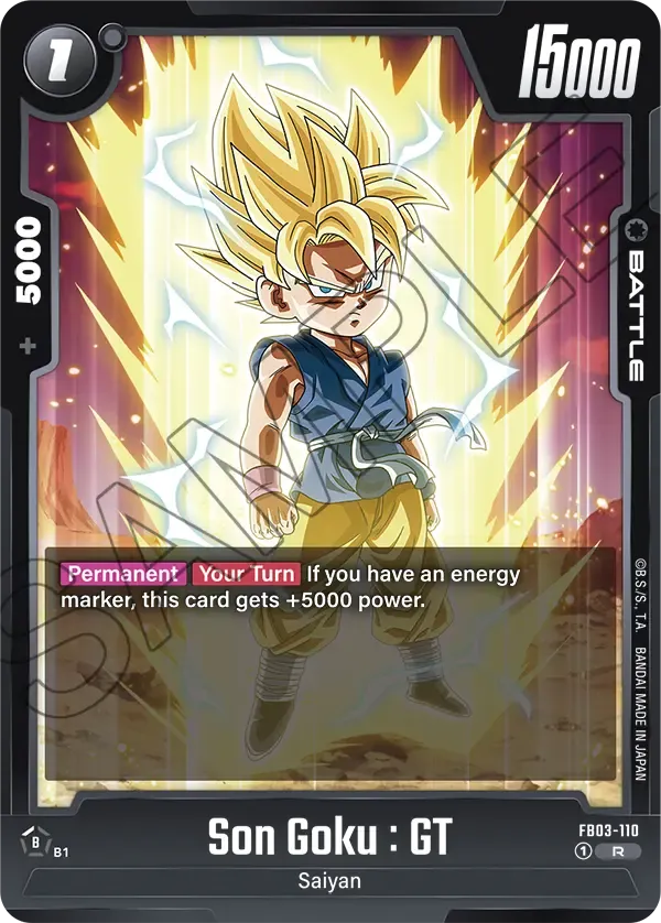 FB03-140 Son Goku : GT Dragon Ball Super Card Game Fusion World