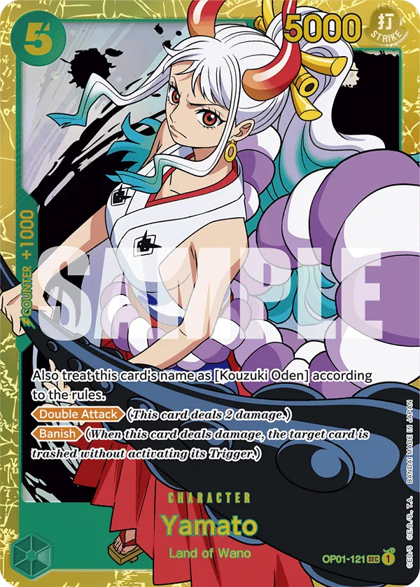 OP01-121 Yamato One Piece Card Game Card | One Piece Card Game