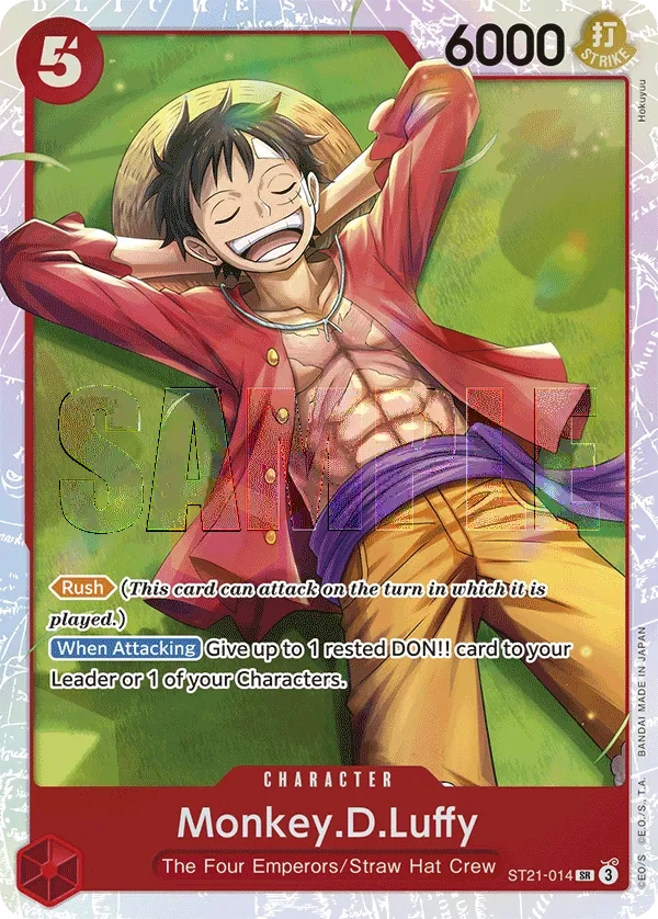 ST21-014 Monkey.D.Luffy One Piece Card Game Card | One Piece Card Game