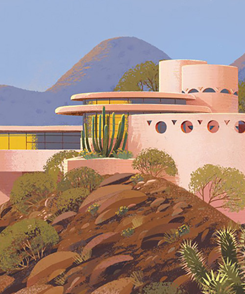frank lloyd wright: timeless, a traveling pop-up art exhibition