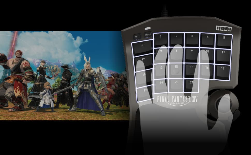 FFXIV and HORI Unveil the Tactical Assault Commander F14 Black