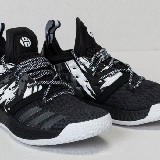 Men's shoes adidas Harden Vol. 2 Core Black/ White/ Grey (AH2217