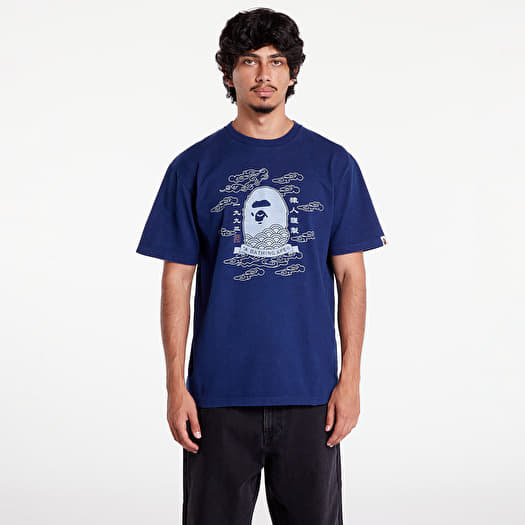 T-shirts A BATHING APE 31St Anniversary Japan Ape Head Tee Indigo