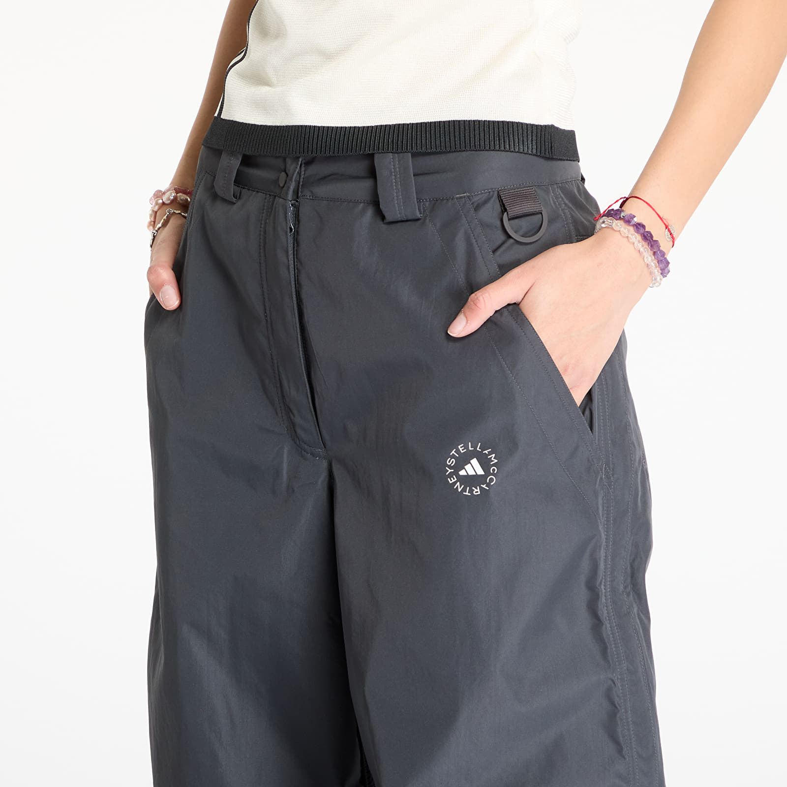 Pants adidas x Stella Mccartney Woven Trackpants Black/ Utility