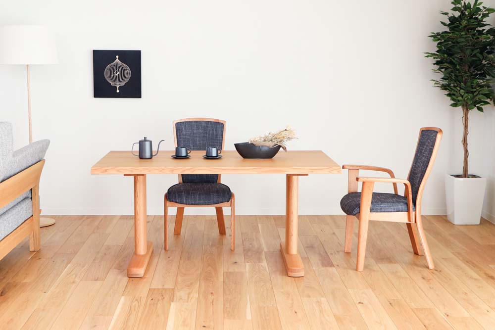 AM テーブル 2本脚 | 【公式】飛騨の家具『株式会社シラカワ』