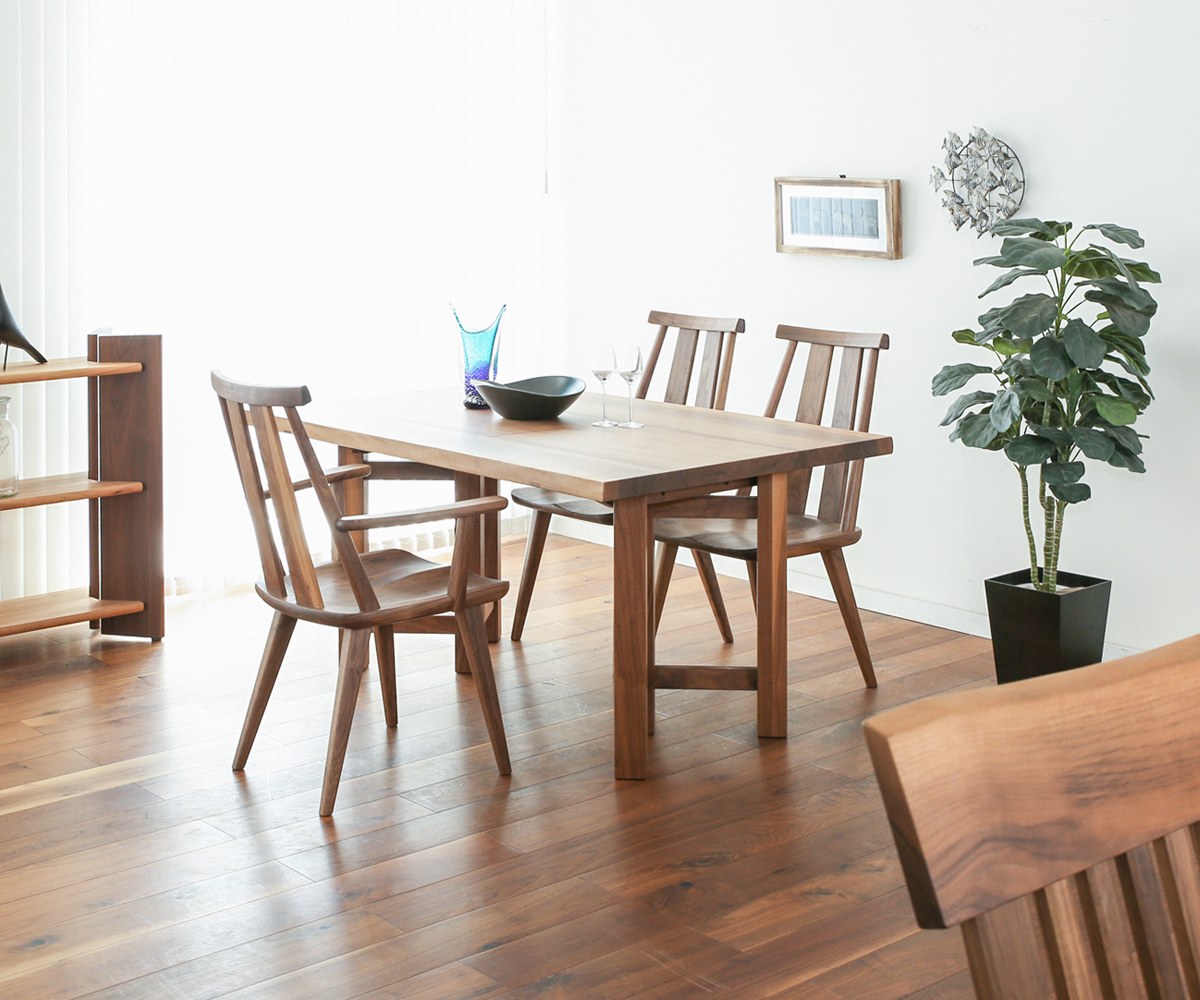 飛騨の匠工房 ダイニングテーブル 鉤型脚 | 【公式】飛騨の家具『株式