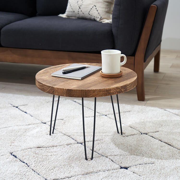 折りたたみ式] 丸テーブル Sサイズ B-COMPANY | 【公式】LOWYA(ロウヤ