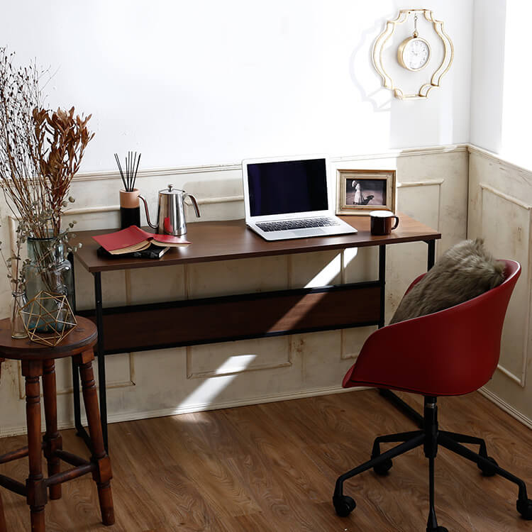 パソコンデスク(ウォルナット/オーク)天然木使用のヴィンテージ