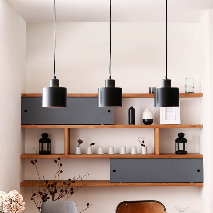 LEDスポットライト・ペンダントライト（3灯/ブラック）高さ調節可能