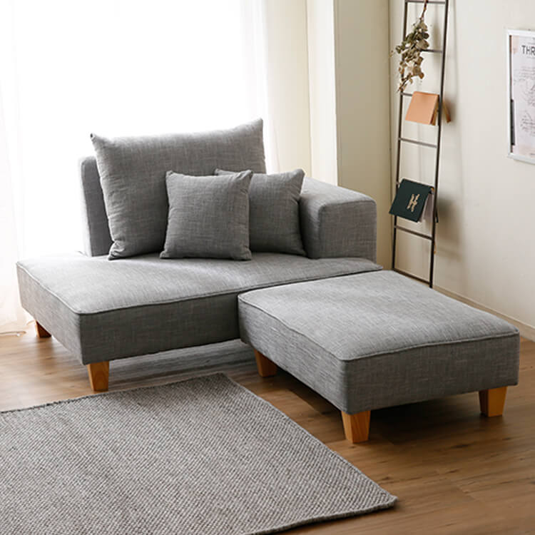 2人掛けカウチソファベッド コンパクトサイズで1人暮らしにもおすすめ