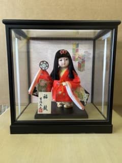 新品 吉徳大光 吉徳 雛人形 伝統的 赤い着物 展示品 美品 - メルカリ