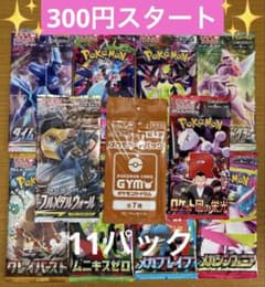 ポケモンカード 未開封パック 計11パック まとめ売り 早い者勝ち 絶版