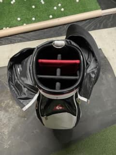 FR LSG ゴルフバッグ・キャディバッグ 黒・白・赤 - メルカリ