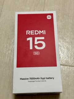 一括支払い Redmi 15 5G Titan Gray 未使用 - メルカリ