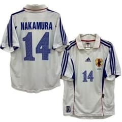 99-00 日本代表 中村俊輔 アディダスオフィシャル アウェイ