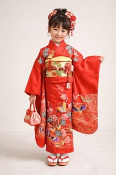 ◎mk-3459 七五三 女の子 着物・襦袢セット 7歳 1-27 - メルカリ