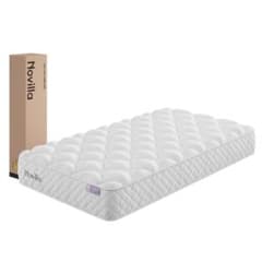 マットレス セミダブル 天然ラベンダー生地 安眠を促す 硬めコイル 硬