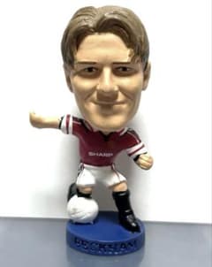 希少【コリンシアン】ベッカム マンチェスターユナイテッド 青台座