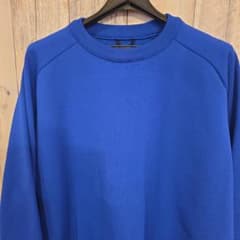 TFW49 ラウンドネックニット 青 Mサイズ - メルカリ