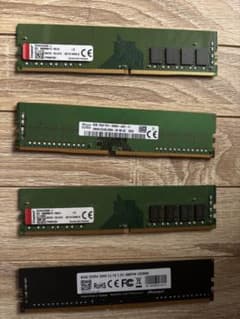 DDR4 2666 8GB×4枚 合計32GB デスクトップ用メモリ - メルカリ