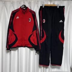 adidas ACミラン トレーニングウェア 上下セット レッド L - メルカリ