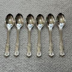 シェフィールド キングスパターン コーヒースプーン 6本セット EPNS A1