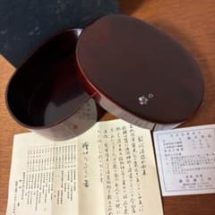 希少【駿河漆器】曲げわっぱ 螺鈿細工 お弁当箱 名工 細田豊作 伝統