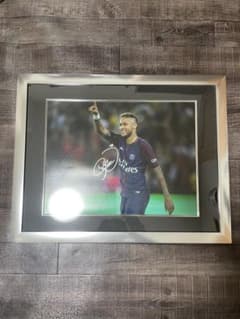 PSG ネイマール 直筆サイン入りフォトフレーム 証明書付き - メルカリ