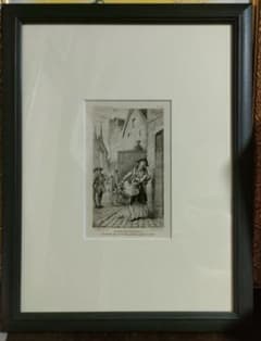 19世紀銅版画（ファンシェットの挿絵）アンティーク骨董②フランス革命