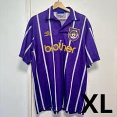 oasis マンチェスターシティ ユニフォーム 92/94 away 90s - メルカリ