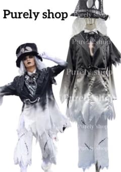 ディズニー スプブ 白ゾンビ ダンサー衣装 Dハロ 仮装 コスプレ