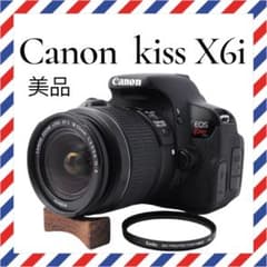 美品❤️Canon kiss X6i❤️手ぶれ補正レンズセット✨一眼レフカメラ