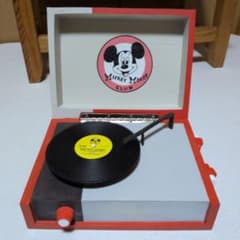 ディズニー ミッキーマウス クラブ レコードプレーヤー オルゴール 超