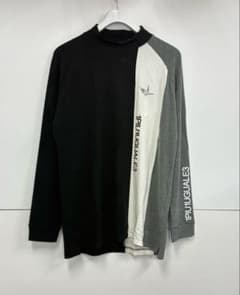 値下げ☆ウノピュウ L/S MOCK NECK STRIPE メンズL 黒 - メルカリ