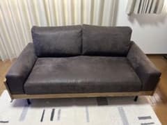 Unico トレル カバーリングソファ2.5シーター ダークブラウン - メルカリ