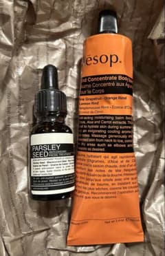 Aesop ボディバーム 100mL & パセリシードオイル 15mL - メルカリ