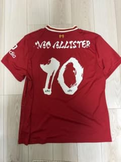リバプールFC McAllister 10 来日記念 筆文字ユニフォーム XXL - メルカリ