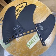 PANDA ツインザー Futureサーフボードフィン 3枚セット ブラック