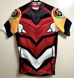 エヴァンゲリヲン新劇場版 サイクルジャージ 弐号機 おそらくM