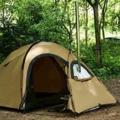 新品 激レア ソロ ドームテント 薪ストーブ 煙突穴 キャンプ