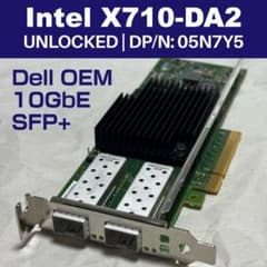 Intel X710-DA2 SFP+ 10GbE unlock済 他社SFP可 - メルカリ