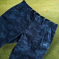 マスターバニー パンツ 迷彩柄 総柄 L〜XL相当 黒 グレー コットン素材