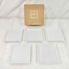 ◎ BERNARDAUD ベルナルド スクエアプレート 5枚 セット 小皿 - メルカリ