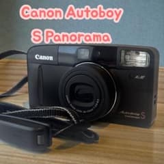 完動超美品】Canon Autoboy S Panorama 人気色ブラック - メルカリ