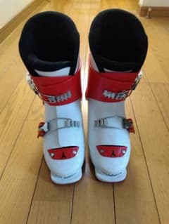 子ども用スキー ブーツ ホワイト/レッド - メルカリ
