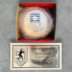 イチロー選手 MLB殿堂入り記念 直筆サインボール☆証明書付☆HOF25