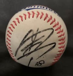 オリックスバッファローズ 山本由伸 球団ロゴ入り直筆サインボール