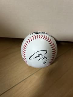 千葉ロッテマリーンズ 西川史礁 選手 直筆サインボール 球団ロゴボール