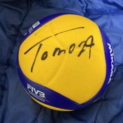 バレー 小川智大選手・高松卓矢元選手 サイン入り公式ボール ※2/28まで