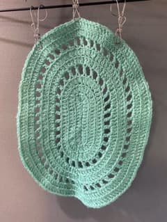 古着 ビンテージ 80s 敷物 グラニー ブランケット キャンプ ラグ